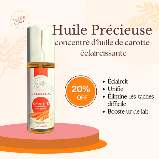 CONCENTRÉ D'HUILE DE CAROTTE (ÉCLAIRCISSANT)